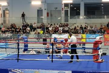 El boxeo volvió a Telde con una velada en el Pabellón Juan Carlos Hernández (Foto TA)